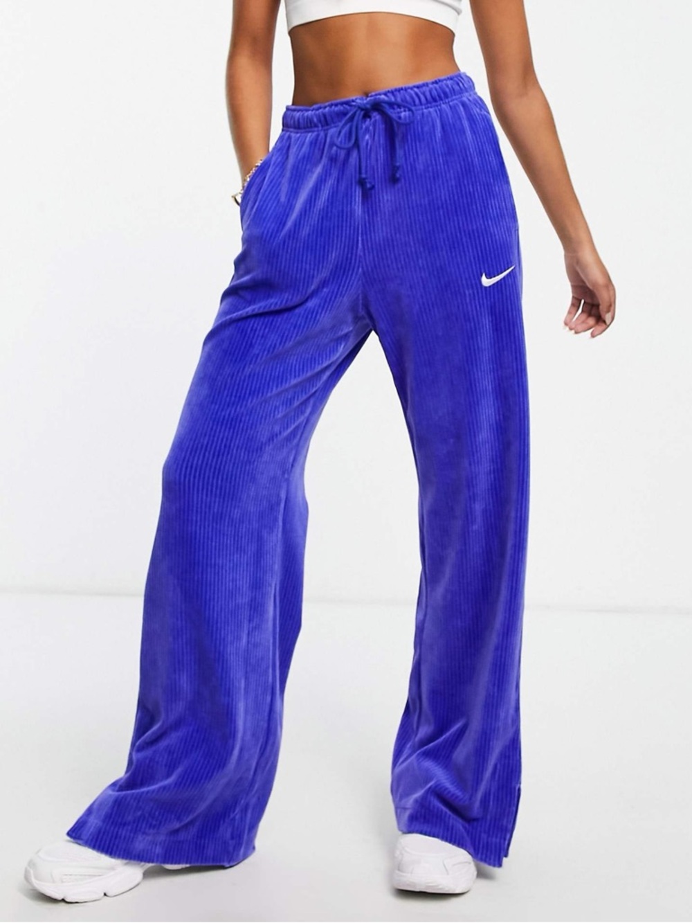 Nike Velour Wide Leg Pants